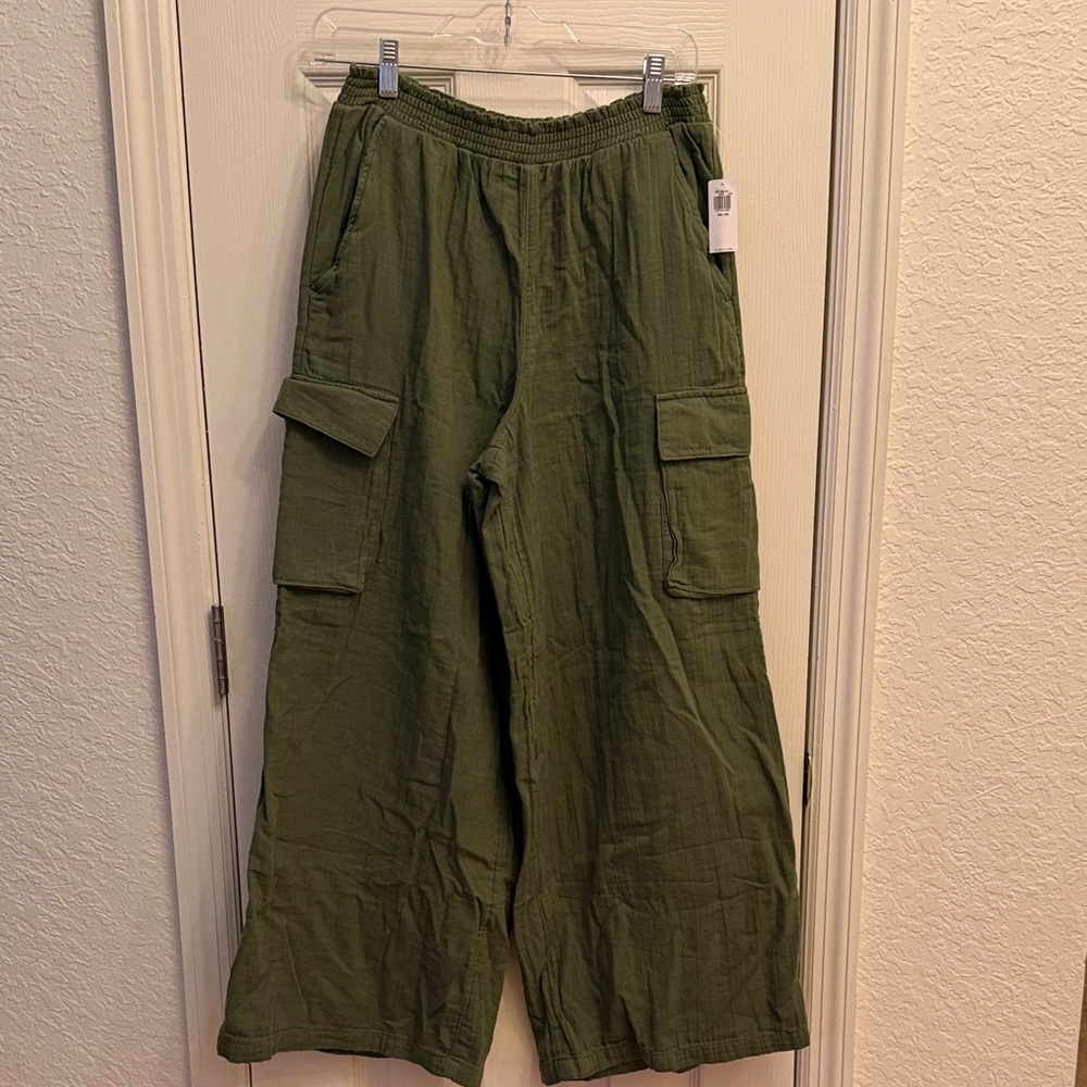 NWT Juniors Green Cargo Pants XXL (18)